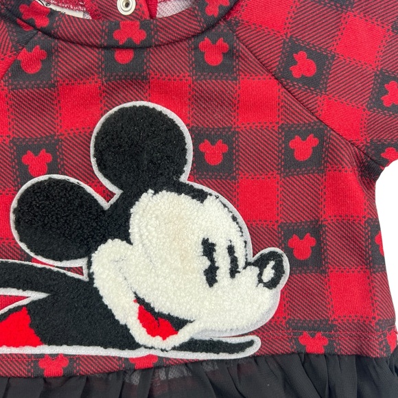 Pippa & Julie Mickey Mouse Top & Faux-Leather Leggings Set Size 24M - Picture 5 of 11